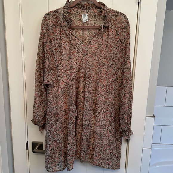 Gorgeous floral lined Jardines Domaine dress - Picture 1 of 5